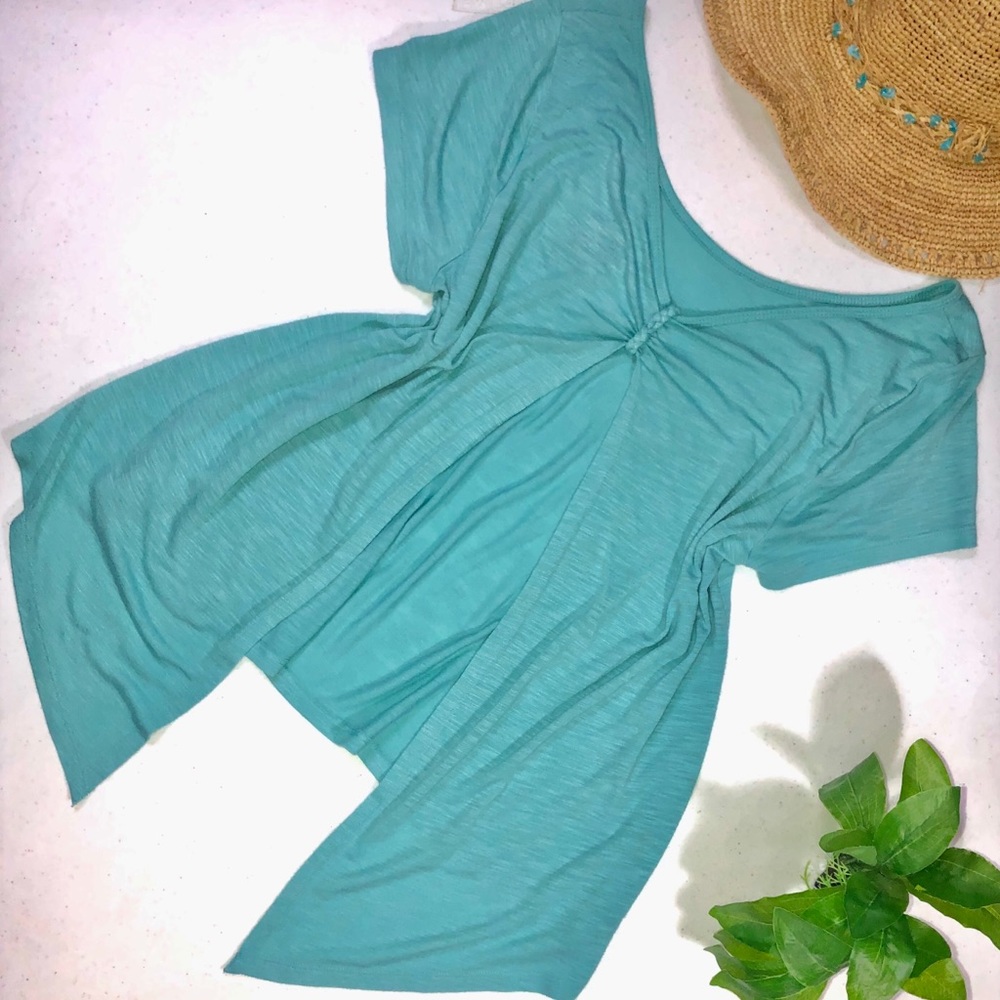 Open back shirt